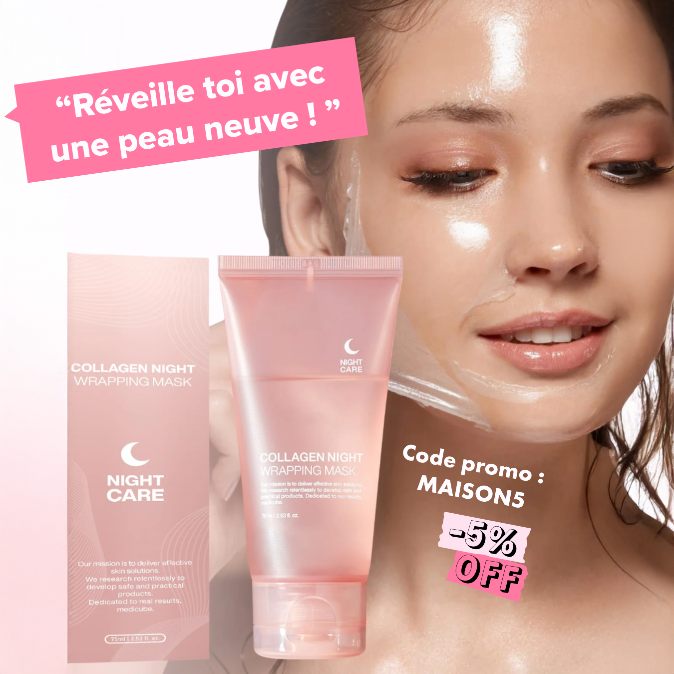 Masque Nuit Peel-Off au Collagène