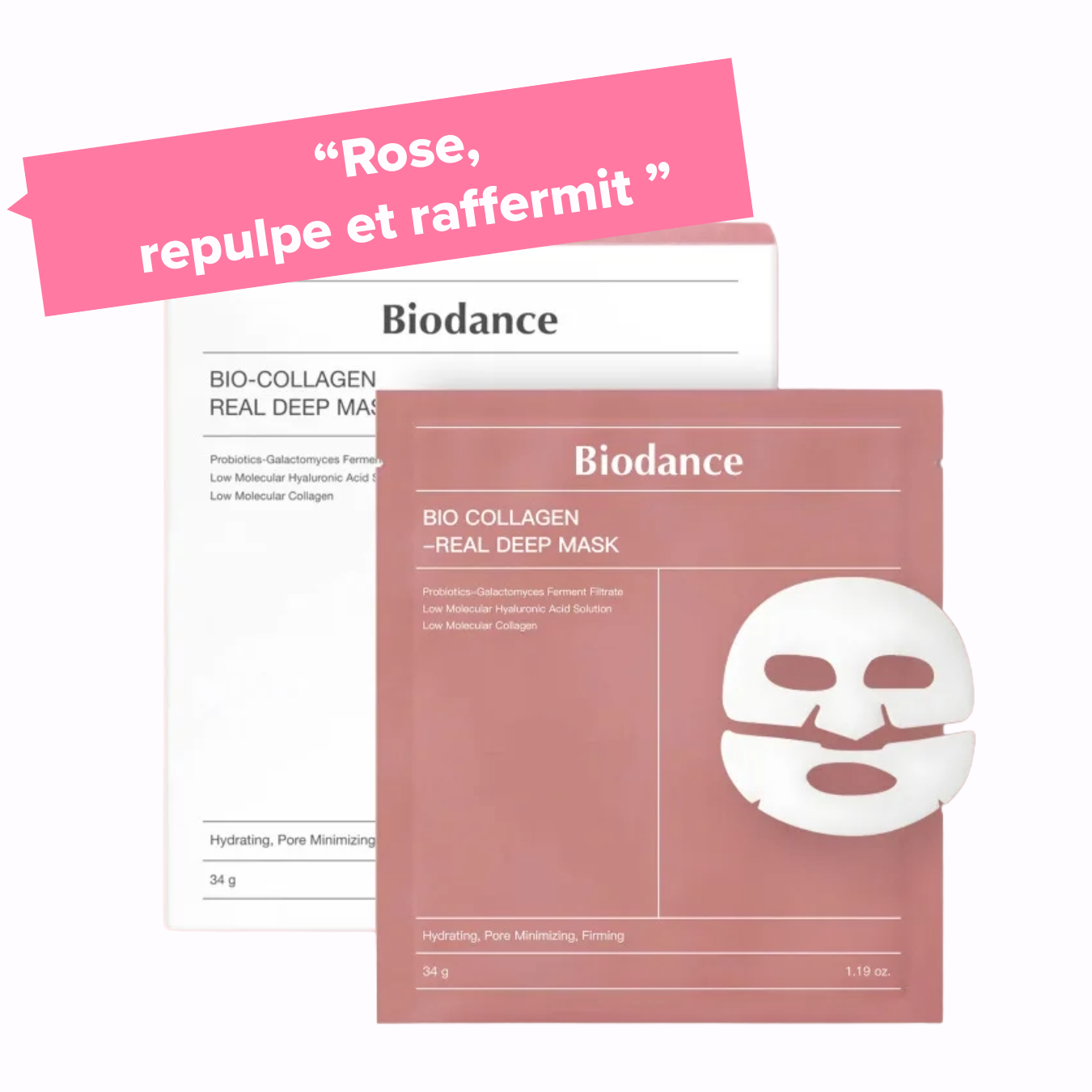 Masque Hydrogel Bio‑Collagène (34 g)