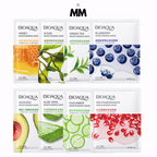 Masques Tissu Fruits Éclat & Hydratation BIOAQUA - Lot de 8