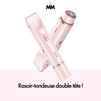 Rasoir‑tondeuse 2‑en‑1 | zéro irritations