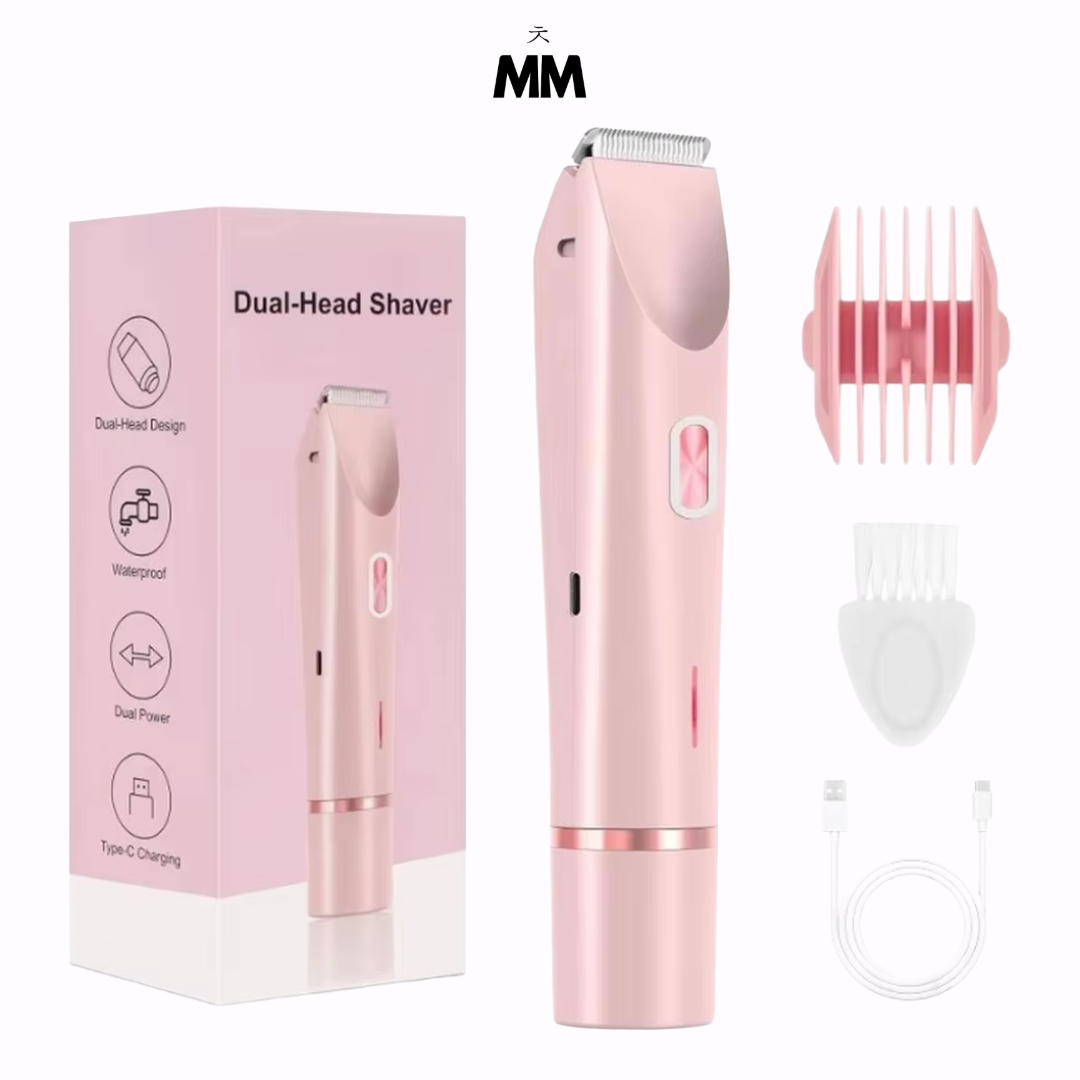 Rasoir‑tondeuse 2‑en‑1 | zéro irritations