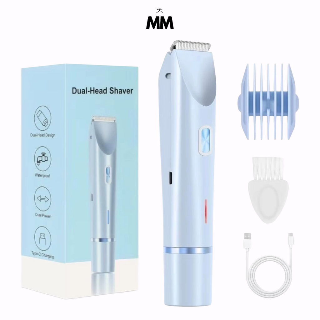 Rasoir‑tondeuse 2‑en‑1 | zéro irritations