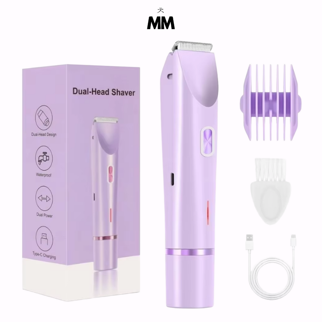 Rasoir‑tondeuse 2‑en‑1 | zéro irritations