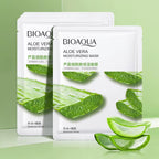 8Pcs BIOAQUA Fruit Facial Masks Moisturizing Hydrating Brightening Anti-Aging Face Mask Sheet Masks for Face Skin Care